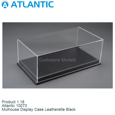 Product 1:18 | Atlantic 10073 | Mulhouse Display Case Leatherette Black