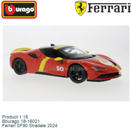 Product 1:18 | Bburago 18-16021 | Ferrari SF90 Stradale 2024