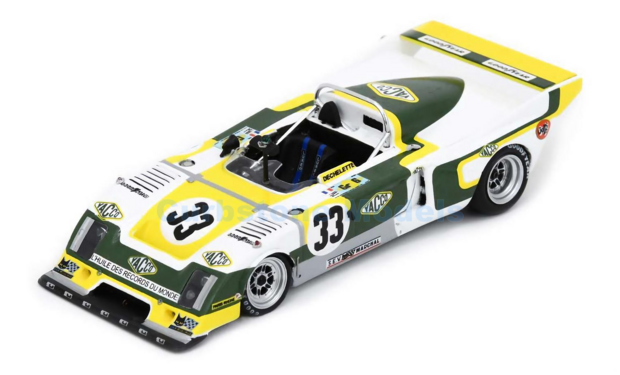 Product 1:43 | Spark S9417 | Chevron B36 Gr.6 | Société Racing Organisation Course 1979 #33 - M.Tarres - A.Dechelette - C.Dec