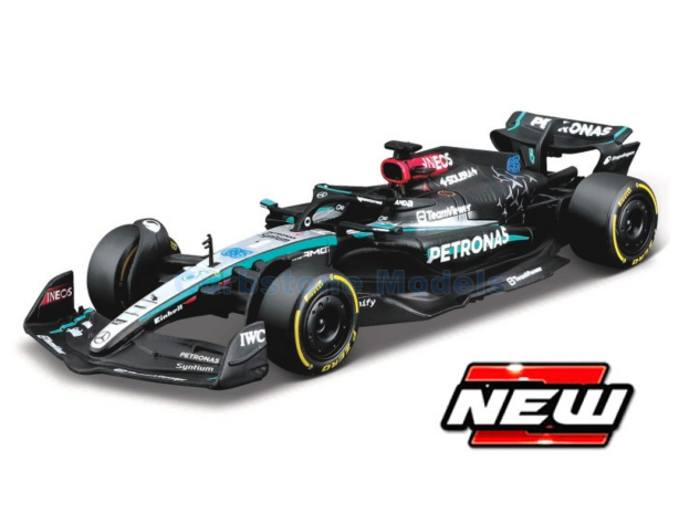 Product 1:43 | Bburago 18-38208R | Mercedes AMG Petrona Formula One Team W12 E-Performance 2024 #63 - G.Russell
