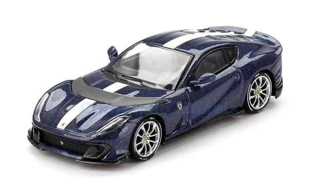 Product 1:64 | BBR Models BBRFER64011 | Ferrari 812 Competizione Blu Tour de France 2023