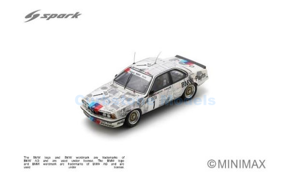 Product 1:43 | Spark SB658 | BMW 645 CSi | Schnitzer Motorsport 1984 #1 - D.Quester - H.Stuck - J.Weaver