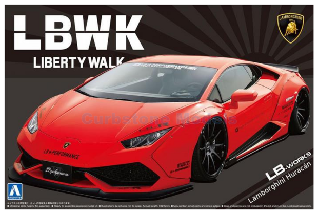 Product 1:24 | Aoshima AO05988 | Lamborghini Huracan LB Works Orange