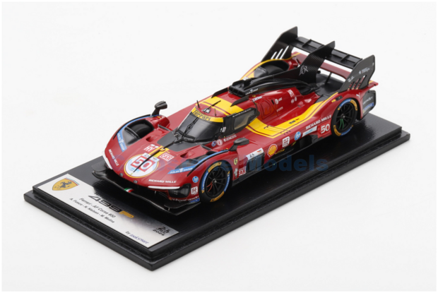 Product 1:43 | Looksmart LSLM192 | Ferrari 499P | AF Corse 2025 #50 - N.Nielsen - M.Molina - A.Fuoco