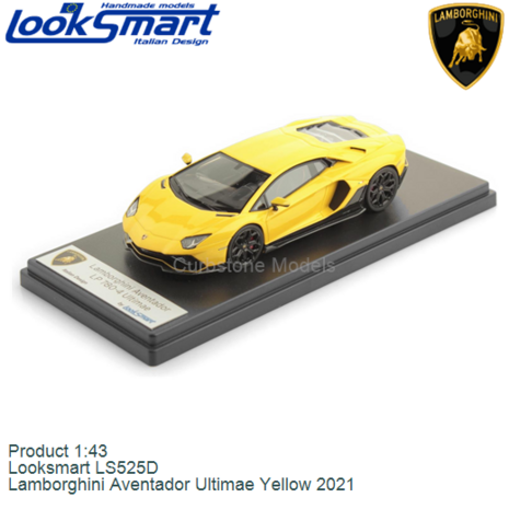 Product 1:43 | Looksmart LS525D | Lamborghini Aventador Ultimae Yellow 2021