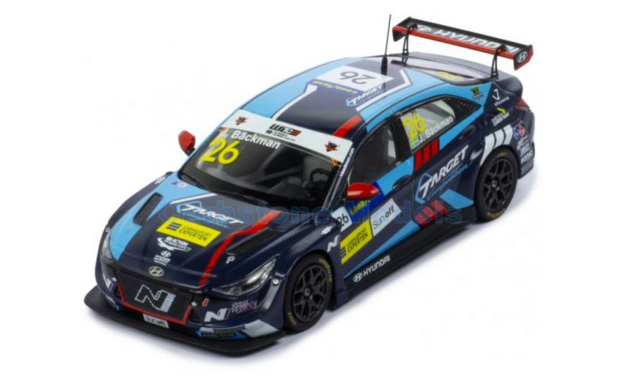 Product 1:43 | IXO-Models GTM158A | Hyundai Elantra N TCR | Target srl 2021 #26 - J.Bäckman