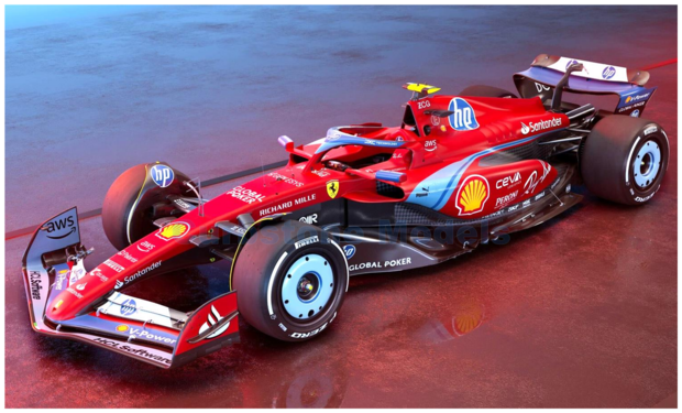 Product 1:43 | Bburago 18-36843Sai | Scuderia Ferrari SF-24 2024 #55 - C.Sainz