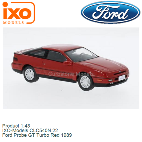Product 1:43 | IXO-Models CLC540N.22 | Ford Probe GT Turbo Red 1989