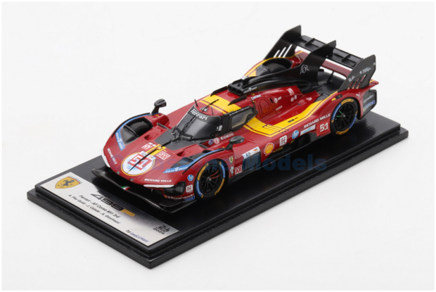 Product 1:43 | Looksmart LSLM191 | Ferrari 499P | AF Corse 2025 #51 - J.Calado - A.Pier Guidi - A.Giovinazzi