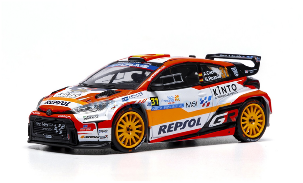 Product 1:43 | IXO-Models RAM1000.22 | Toyota GR Yaris Rally2 | Gazoo Racing Repsol 2025 #31 - A.Cachón - B.Rozada