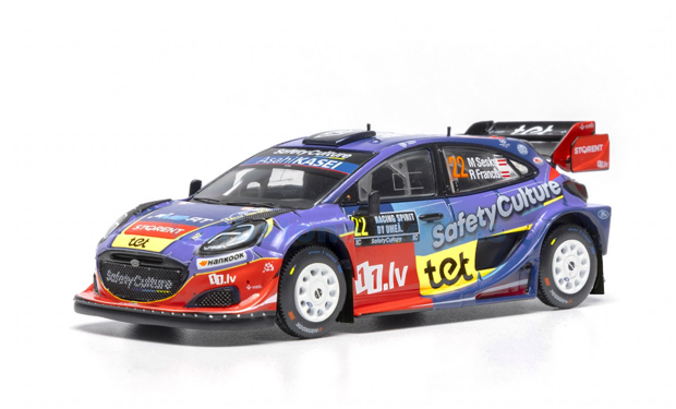 Product 1:43 | IXO-Models RAM990.22 | Ford Puma Rally1 2025 #22 - M.Sesks - R.Francis