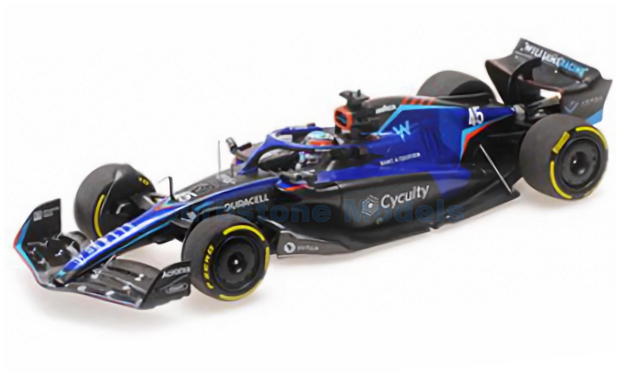 Product 1:18 | Minichamps 117221645 | Williams Racing FW44 Mercedes 2022 #45 - N.de Vries
