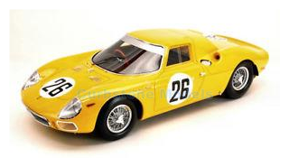 Product 1:18 | Looksmart LS18LM04 | Ferrari 250 LM Yellow 1965 #26 - P.Dumay - G.Gosselin