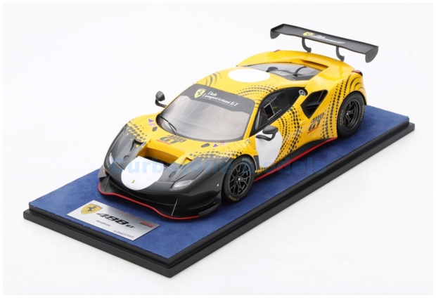 Product 1:18 | Looksmart LS18RC014 | Ferrari 488 GT Modificata Yellow / Black 2020