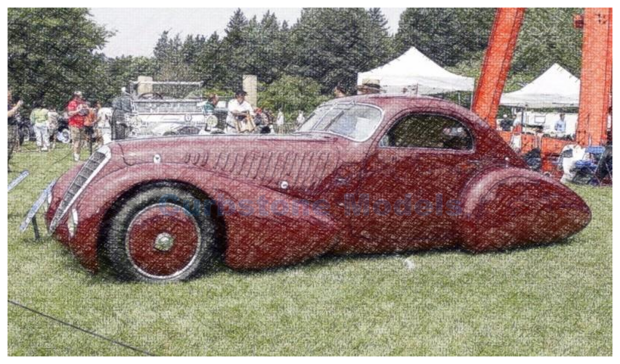 Product 1:18 | Looksmart LSAR01 | Alfa Romeo 8C 2300 Bordeaux 1932 #4