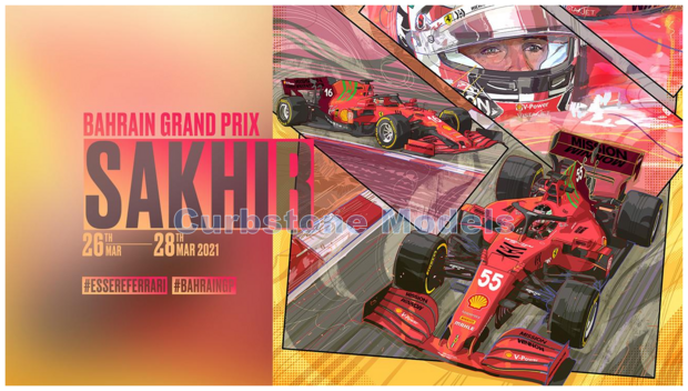 Product 1:43 | Looksmart LSF1036 | Scuderia Ferrari SF21 2021 #55 - C.Sainz