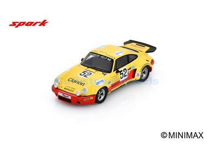 Product 1:43 | Spark S9802 | Porsche Carrera RSR 3.0 1975 #52 - W.Vollery - E.Chapuis - R.Dorchy