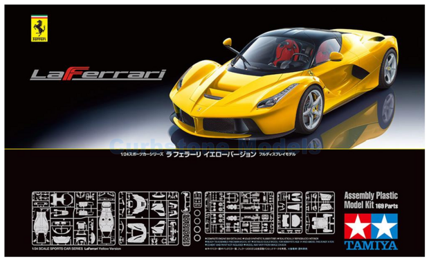 Product 1:24 | Tamiya 24347 | Ferrari LaFerrari Geel / Yellow 2013