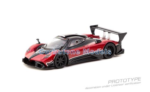 Product 1:64 | Tarmac Works G-TL015-RE | Pagani Zonda Red and Black