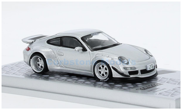 Product 1:64 | Tarmac Works T64-057-AB | Porsche 911 997 RWB Zilver