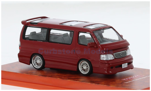Product 1:64 | Tarmac Works T64R-078-RE | Toyota Hiace Waggon Custom Red