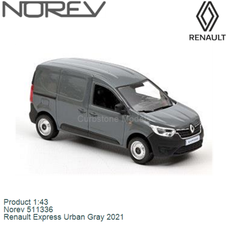 Product 1:43 | Norev 511336 | Renault Express Urban Gray 2021