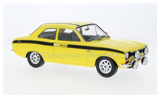 Product 1:18 | Model Car Group 18387 | Ford Escort Mexico Mk.I Yellow 1973
