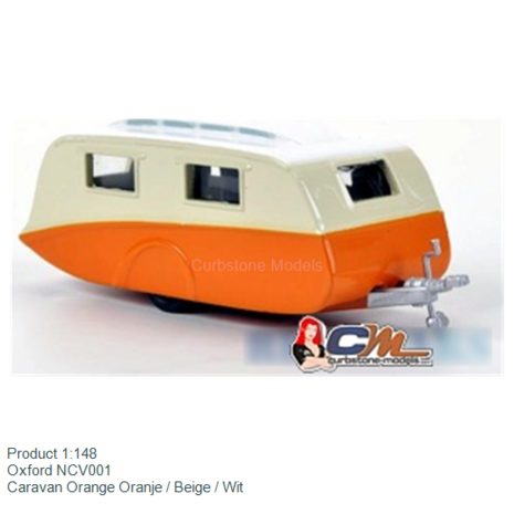 Product 1:148 | Oxford NCV001 | Caravan Orange Oranje / Beige / Wit