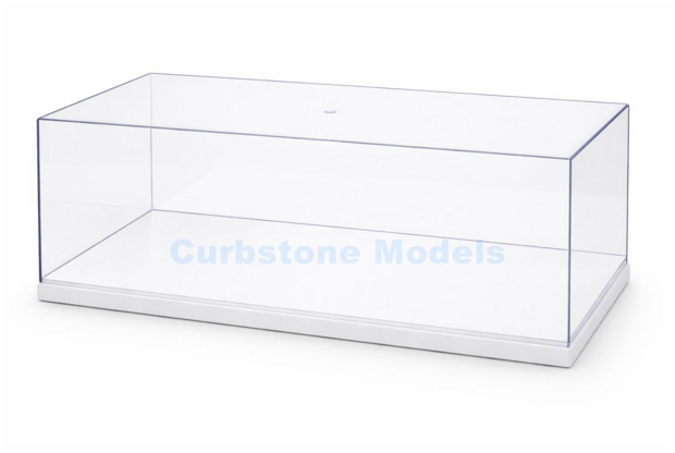 Product 1:24 | Triple 9 Collection T9-249906 | Vitrine kunststof wit Transparant / Wit