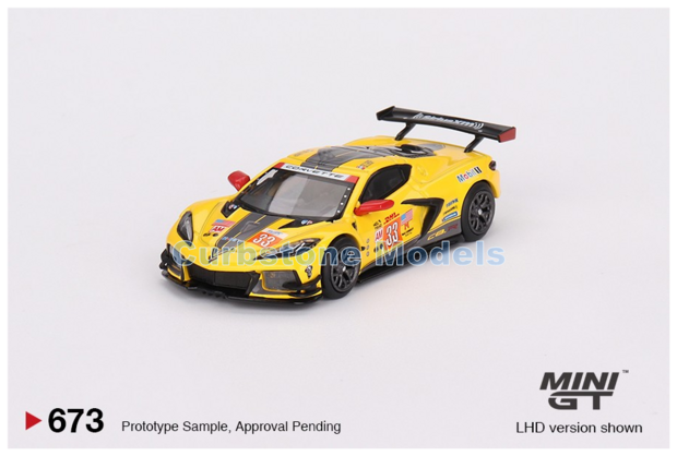 Product 1:64 | MiniGT MGTS0009 | Western Star Racing Transporter | Corvette Racing 2023 - N.Catsburg - N.Varrone - A.Garcia - J