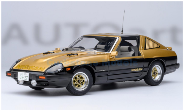 Product 1:18 | Autoart 77476 | Nissan Fairlady Z (S130) Black and Gold 2008