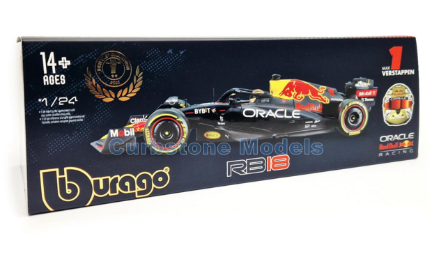 Product 1:24 | Bburago 18-28026V | Red Bull Racing RB18 RBPT 2022 #1 - M.Verstappen