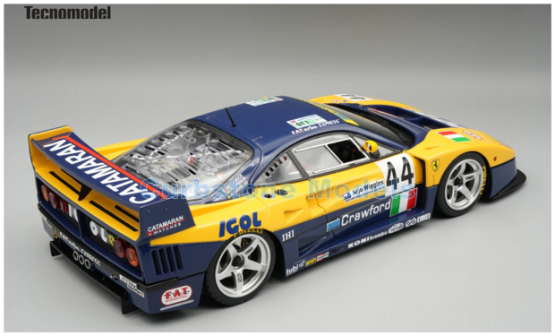 Product 1:18 | Tecnomodel TM18429B | Ferrari F40 GTE | Igol Ennea SRL 1996 #59 - L.Della-Noca - A.Olofsson - C.Rosenblad