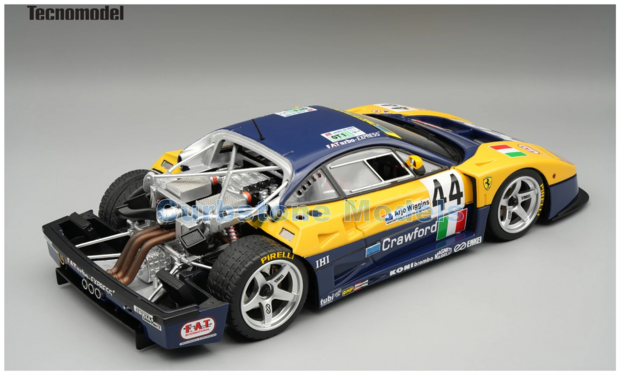Product 1:18 | Tecnomodel TM18429B | Ferrari F40 GTE | Igol Ennea SRL 1996 #59 - L.Della-Noca - A.Olofsson - C.Rosenblad