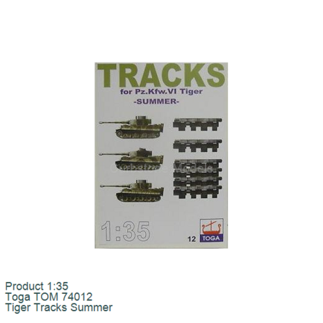 Product 1:35 | Toga TOM 74012 | Tiger Tracks Summer