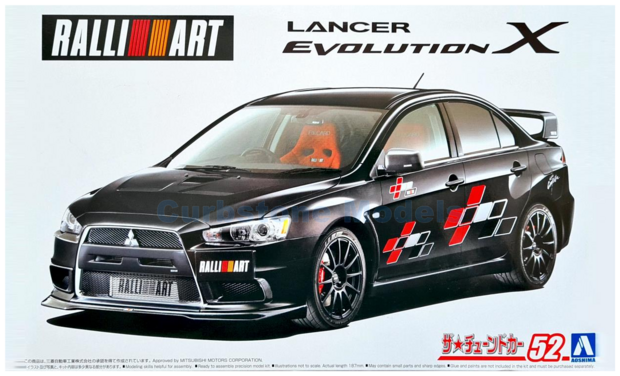 Product 1:24 | Aoshima AO05987 | Mitsubishi Lancer CZ4A Ralliart