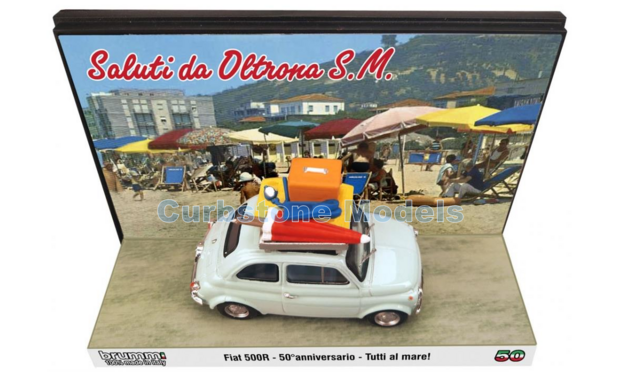 Product 1:43 | Brumm S2209 | Fiat 500R Vacanze Italiane 50th Anniversario
