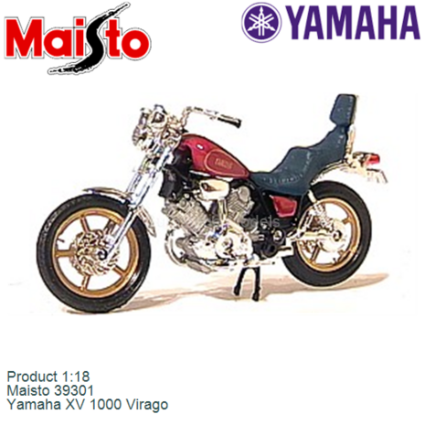Product 1:18 | Maisto 39301 | Yamaha XV 1000 Virago
