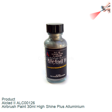 Product  | Alclad II ALC00126 | Airbrush Paint 30ml High Shine Plus Alluminium