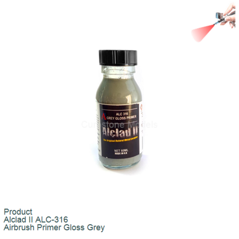 Product  | Alclad II ALC-316 | Airbrush Primer Gloss Grey