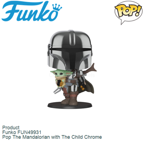 Product  | Funko FUN49931 | Pop The Mandalorian with The Child Chrome