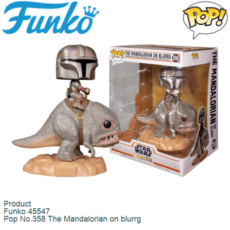 Product  | Funko 45547 | Pop No.358 The Mandalorian on blurrg