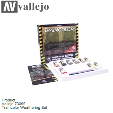 Product  | Vallejo 73099 | Traincolor Weathering Set
