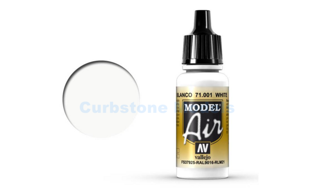 Product  | Vallejo VAL 71001 | Acryllak Model Air White #17ml