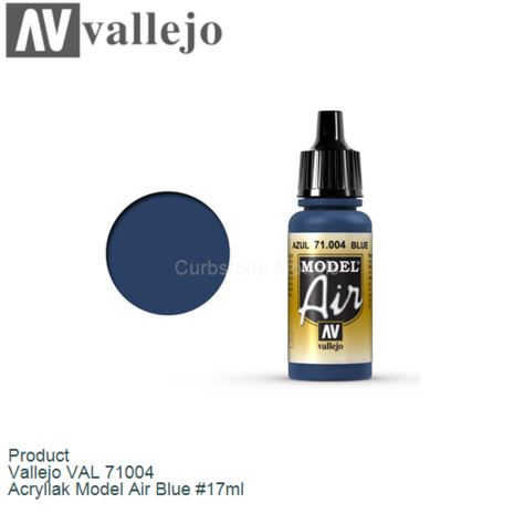 Product  | Vallejo VAL 71004 | Acryllak Model Air Blue #17ml