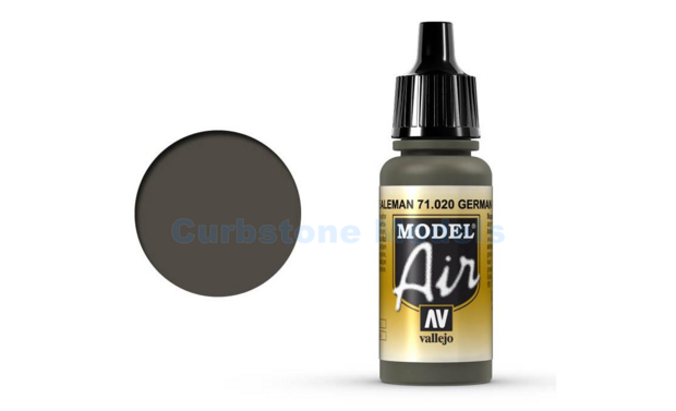 Product  | Vallejo VAL 71020 | Acryllak Model Air German Green Brown #17ml