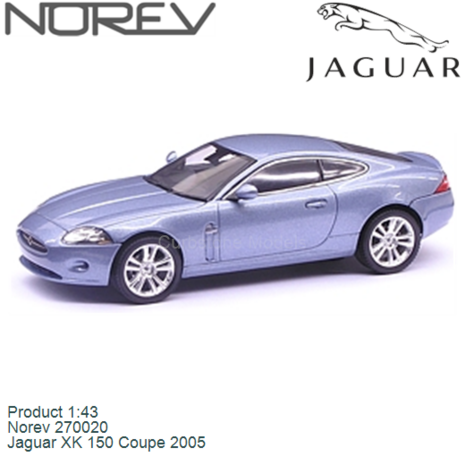 Product 1:43 | Norev 270020 | Jaguar XK 150 Coupe 2005