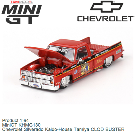 Product 1:64 | MiniGT KHMG130 | Chevrolet Silverado Kaido-House Tamiya CLOD BUSTER