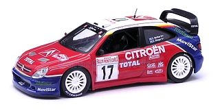 Product 1:43 | Altaya ISSU003 | Citro&euml;n Xsara 2003 #17 - C.Mc Rae - D.Ringer