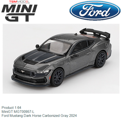 Product 1:64 | MiniGT MGT00957-L | Ford Mustang Dark Horse Carbonized Gray 2024